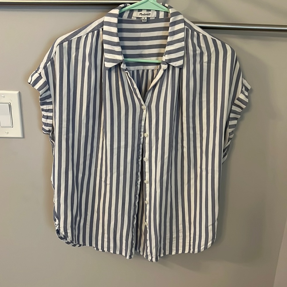 Madewell stripe button up